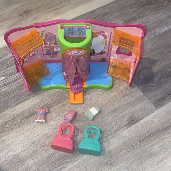 Polly Pocket Fashion Show Toy Playset Runway 2004 Travel Doll House Designer - Picture 1 of 12